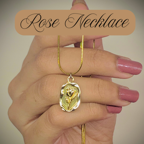 Rose flower Girls Pendant Chain