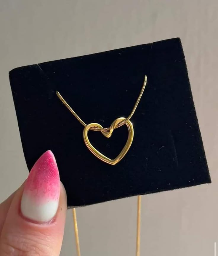 Mini Gold Heart Necklace
